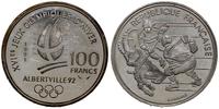 100 franków 1991, Paryż, Albertville 1992 - hoke
