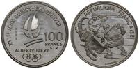 100 franków 1991, Paryż, Albertville 1992 - hoke