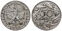 50 groszy 1938, Warszawa, żelazo niklowane, , Ja