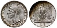 5 lirów 1927 R, Rzym, srebro próby "835", 5.00 g