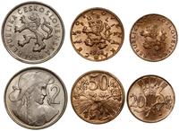 zestaw 3 monet 1948, Kremnica, w skład zestawu w