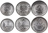 zestaw 3 monet 1949, Warszawa, w skład zestawu w