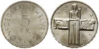 5 franków 1963 B, Berno, Czerwony Krzyż, srebro 