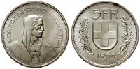 5 franków 1966 B, Berno, srebro próby 835, 15.02