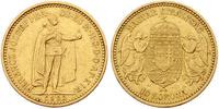 10 koron 1902, złoto 3.36 g