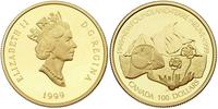 100 dolarów 1999, Nowa Funlandia, złoto "583" 13