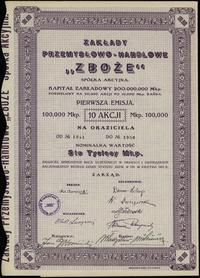 10 akcji na 10.000 marek polskich 26.04.1923, nu