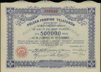50 akcji po 10.000 marek polskich 10.08.1923, Wa