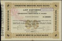 Polska, list zastawny 5-cio procentowy na 60 złotych, 1.01.1925
