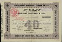 Polska, list zastawny 5-cio procentowy na 40 złotych, 1.01.1925