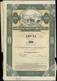 akcja na 500 złotych 1.12.1932, numeracja 005399