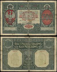 500 marek polskich 15.01.1919, numeracja 826727,