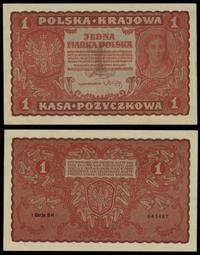 1 marka polska 23.08.1919, I Serja BH, numeracja