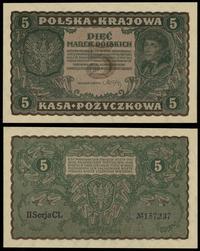 5 marek polskich 23.08.1919, II Serja CL, numera