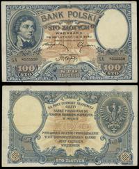 100 złotych 28.02.1919, seria S.A., numeracja 85