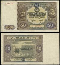 50 złotych 15.05.1946, seria S, numeracja 130142