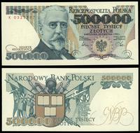 500.000 złotych 20.04.1990, seria K, numeracja 0