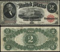 2 dolary 1917, seria D55750212A, czerwona pieczę