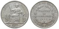 1 piastra 1907 A, Paryż, srebro "900", Gadoury 3
