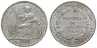 1 piastra 1909 A, Paryż, srebro "900", Gadoury 3