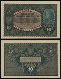10 marek polskich 23.08.1919, seria II-AV, numer