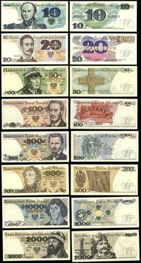 zestaw banknotów o nominałach:, 10 złotych 1.06.