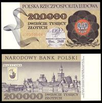 200.000 złotych 1.12.1989, seria L, numeracja 02