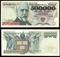 500.000 złotych 16.11.1993, seria Z, numeracja 2