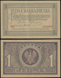 1 marka polska 17.05.1919, seria IBE, numeracja 