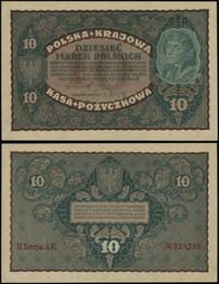 10 marek polskich 23.08.1919, II Serja AK, numer