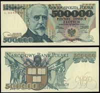 500.000 złotych 20.04.1990, seria L, numeracja 6