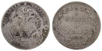 Polska, 3/4 rubla = 5 złotych, 1836