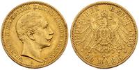 20 marek 1890/A, złoto 7.95 g