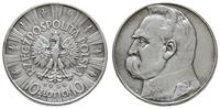 10 złotych 1938, Warszawa, J. Piłsudski, moneta 