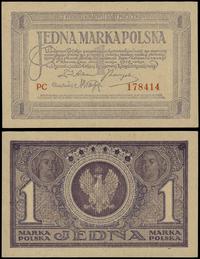 1 marka polska 17.05.1919, seria PC, numeracja 1