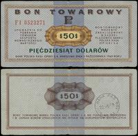 50 dolarów 1.10.1969, seria Fi, numeracja 052327