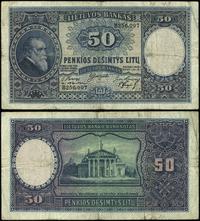 50 litu 31.03.1928, seria B, numeracja 256097, r