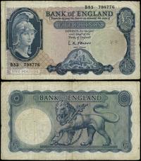 5 funtów 1957-1961, seria B53, numeracja 798776,