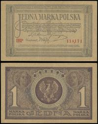 1 marka polska 17.05.1919, seria IBP, numeracja 