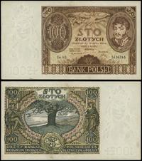 100 złotych 2.06.1932, znak wodny +X+, seria AO,