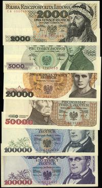 zestaw banknotów o nominałach:, 2.000 złotych 1.