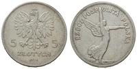 5 złotych  1928 "bez znaku mennicy", Bruksela, N