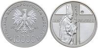10.000 złotych 1989, Warszawa, Jan Paweł II /pół