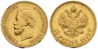 10 rubli 1909, złoto 8.59 g