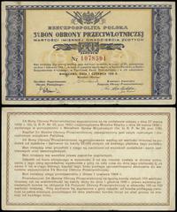 bon na 20 złotych 1.06.1939, numeracja 1078501, 