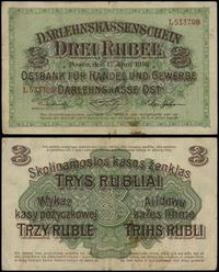 3 ruble 17.04.1916, Poznań, seria L, numeracja 5