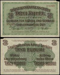3 ruble 17.04.1916, Poznań, seria O, numeracja 7