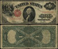 1 dolar 1917, czerwona pieczęć, podpisy: Speelma