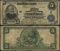 5 dolarów 1902, niebieska pieczęć, podpisy: Spee