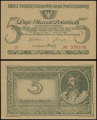 5 marek polskich 17.05.1919, seria IX, numeracja